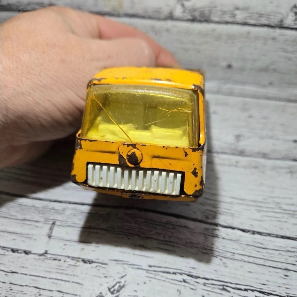Vintage Tonka Pressed Steel Ford Econoline Pickup Truck Yellow